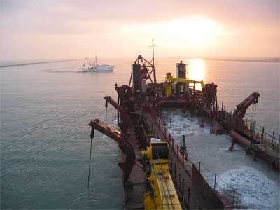 Sailing into the sunrise